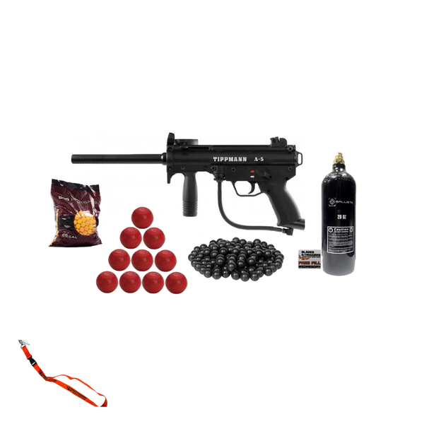 Tippmann A5 Black Paintball Marker Combo