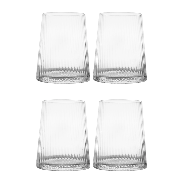 Nordic Inspired 320ml Tumbler Glasses - 4 Pack