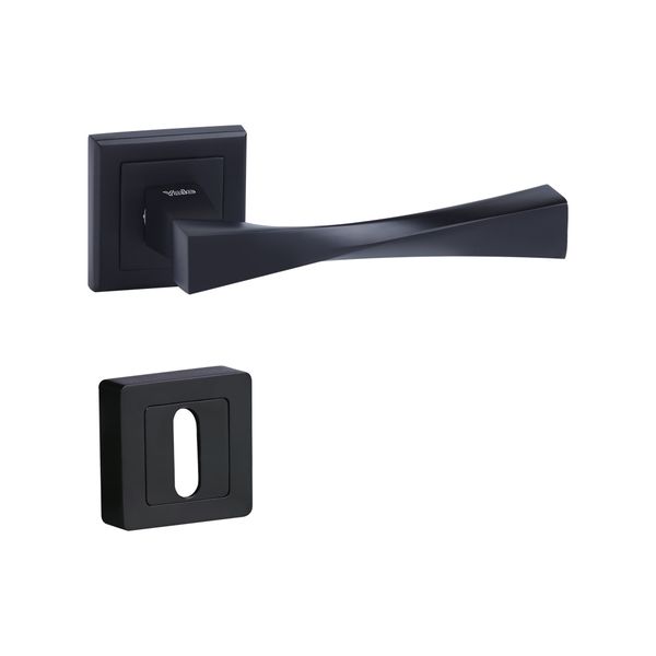 Yale Matte black Verona keyhole handles