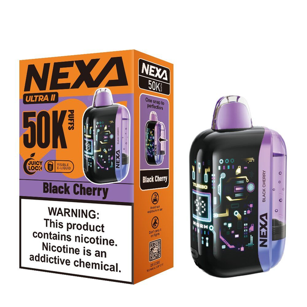 NEXA Ultra 50K Disposable Vape - Black Cherry