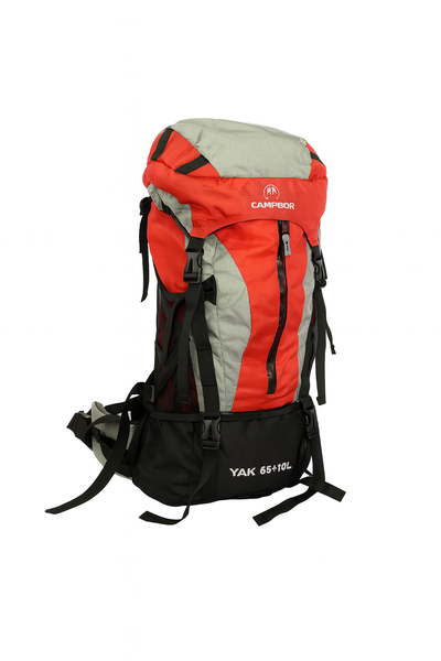 Campsor Adventure 65L+10L Internal Frame Outdoor Hiking Backpack - Blue