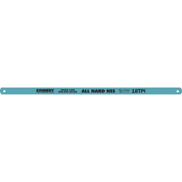 12 Inch x 1/2 Inch x 32 TPI HSS All Hard Hacksaw Blades