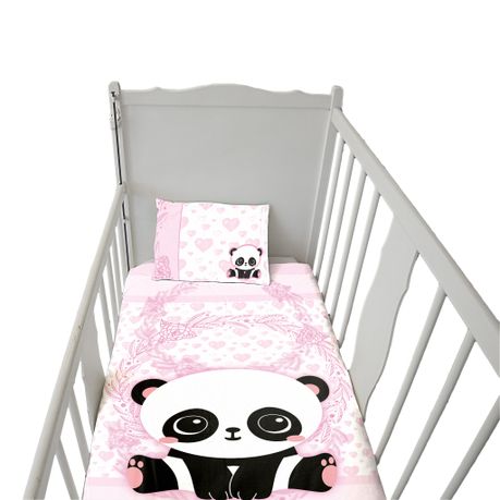 Panda crib set best sale