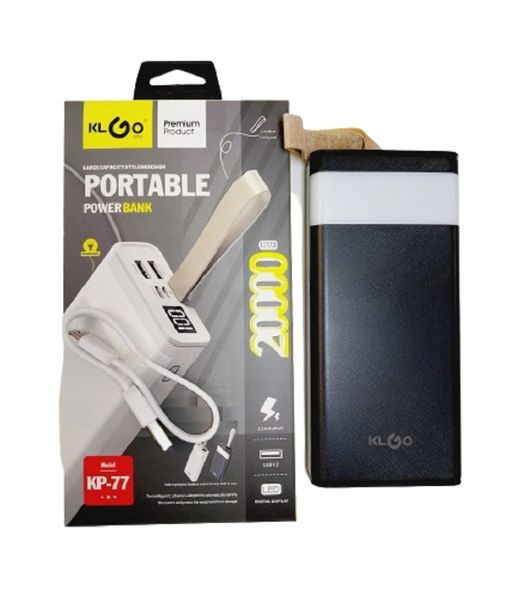 KILGO KP-77 Portable Power Bank – 20,000mah