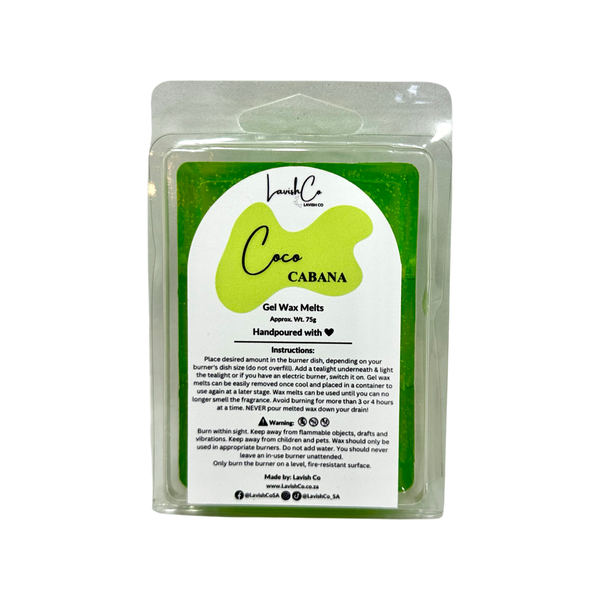 Jelly Wax Melts - Coco Cabana - Gel Wax - 75g
