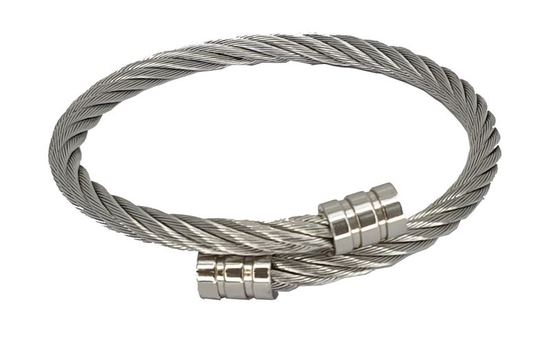 Fabulae Ladies Steel Rope Bracelet, Pip