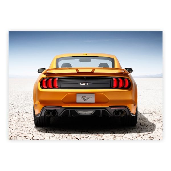 Mustang GT Burnt Orange - A1 Poster