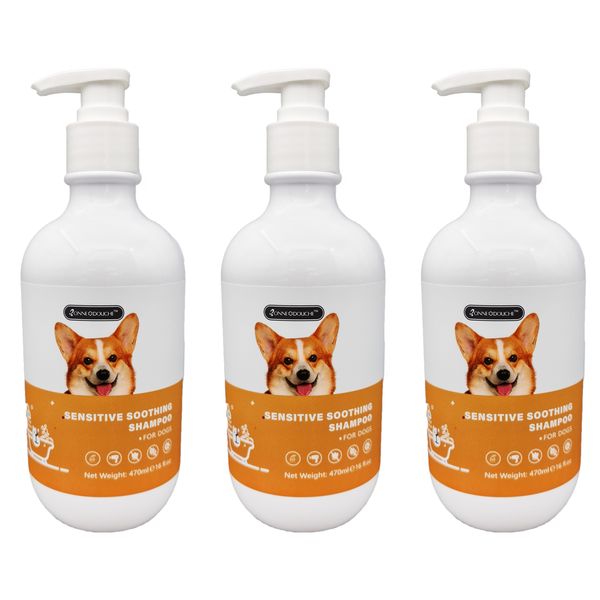 Bonne Douche Dog Shampoo 3 Pack - Sensitive Smoothing 470ml