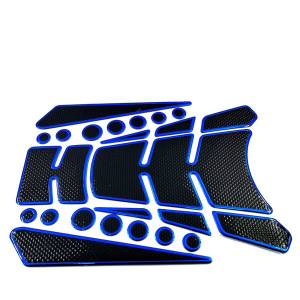 Motorcycle tank pad Blue