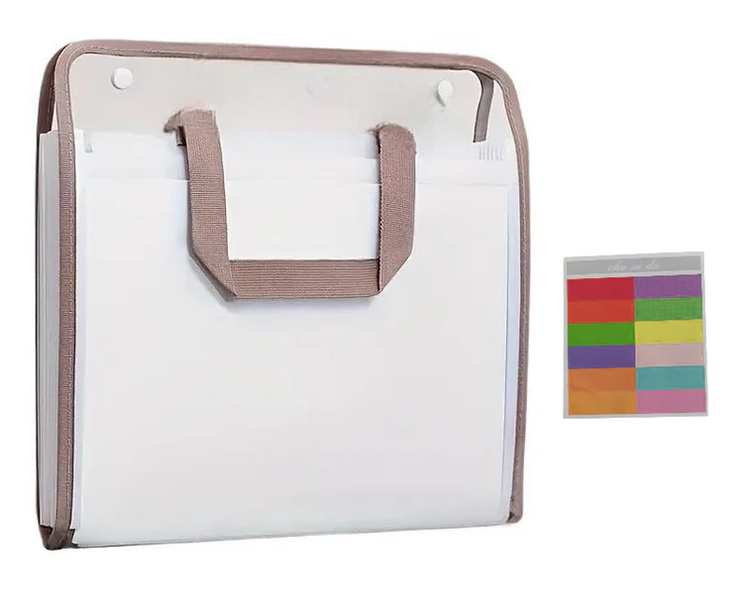 Transparent 13 Pocket A4 Carry Bag