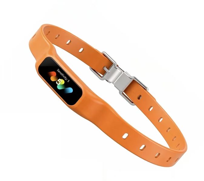 Anti Barking Collar for Small Dogs Smart AI Customized System Orange WOVIBO