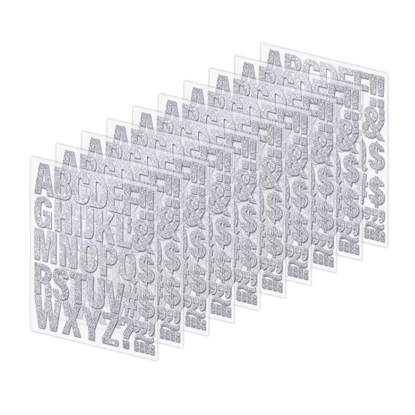 Craft DIY Iron On Heat Transfer A-Z Alphabet Decal Sticker - 10 Pack