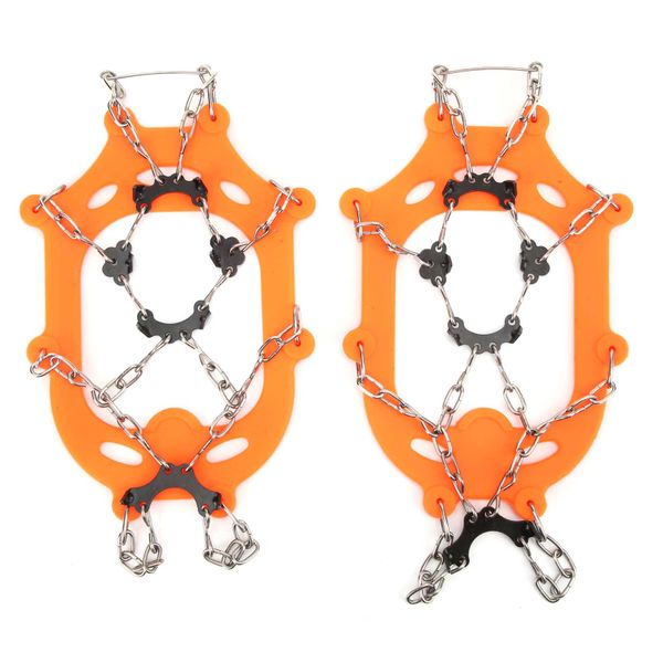 1 Pair 8-Tooth Anti-Slip Ice Cleats (L)