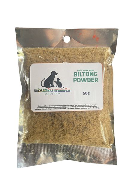 Ubuntu Paw Treats Biltong Powder 1 x 50g