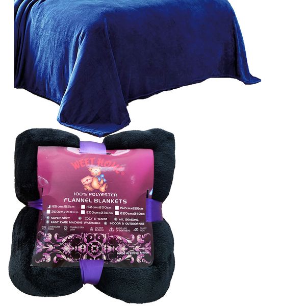 Super Warm,Silky Flannel Blanket,2 Pieces Value Pack. Multiple colour.