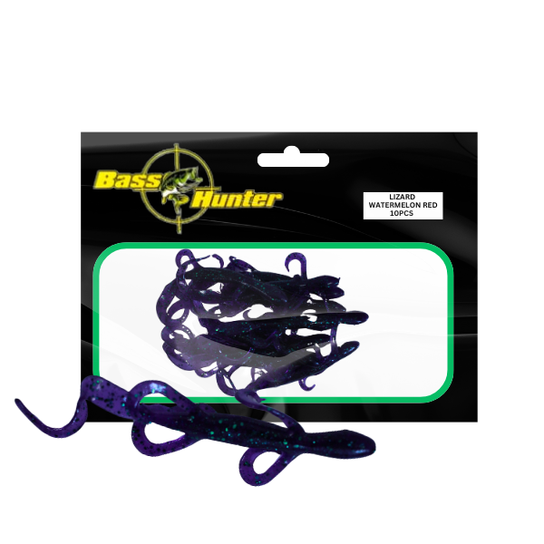 Bass Hunter Lizard June Bug 10 Pieces