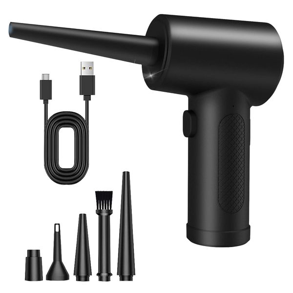 Tool DIY Multi Use Rechargeable Compressed Air Duster &amp; Accessories (20cm)