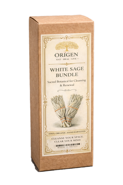 Origen White Sage Smudge Bundle - 10cm