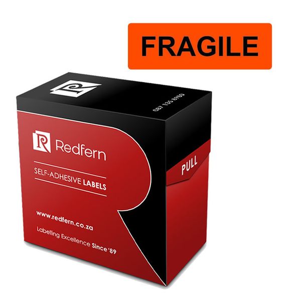 Redfern Fragile Instruction Labels 3's