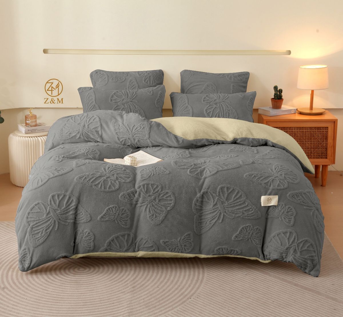 Grey Queen Size Winter Comforter Set Shop Today. Get it Tomorrow