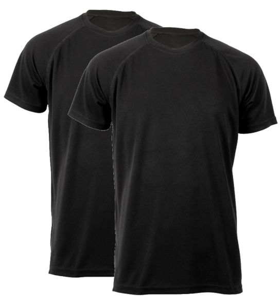 Moisture Wicking T-Shirt - Black (2 Pack image