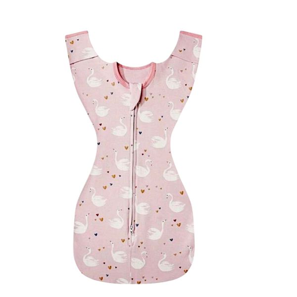Baby Swaddling Sleeping Bag With Sleeves and Zipper - 0 to 3 Months