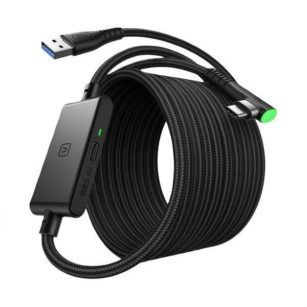 3-in-1 USB Link Cable, Compatible with Meta Quest 3/Pico 4 VR Headsets