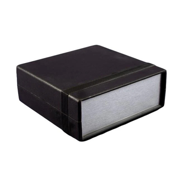 1598BSGYPBK Polystyrene Instrument Enclosure 179x154x36mm Black