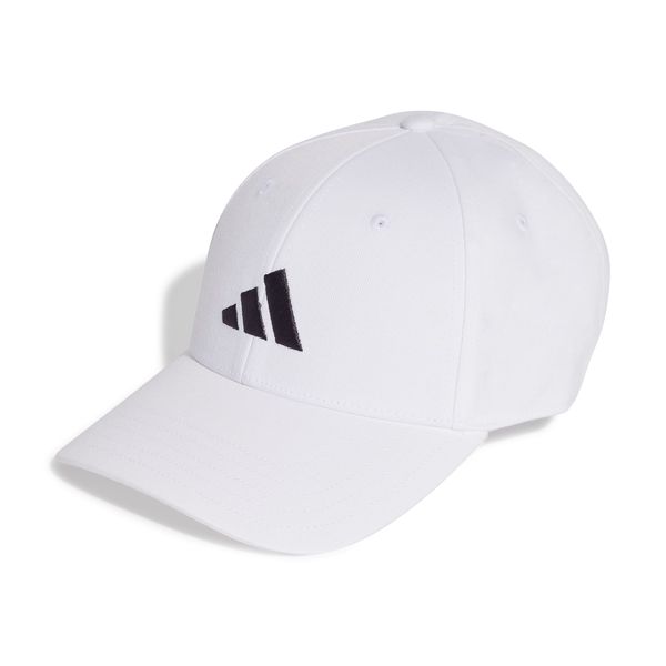adidas New Logo Baseball Cap - White/Black