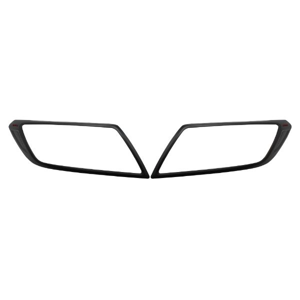 Nissan Navara Matte Black Headlight Trims Model 2017+