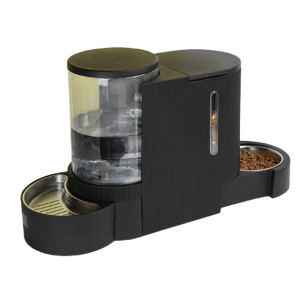 Multifunctional Duplo Automatic Pet Feeder with Built-in Water Dispenser