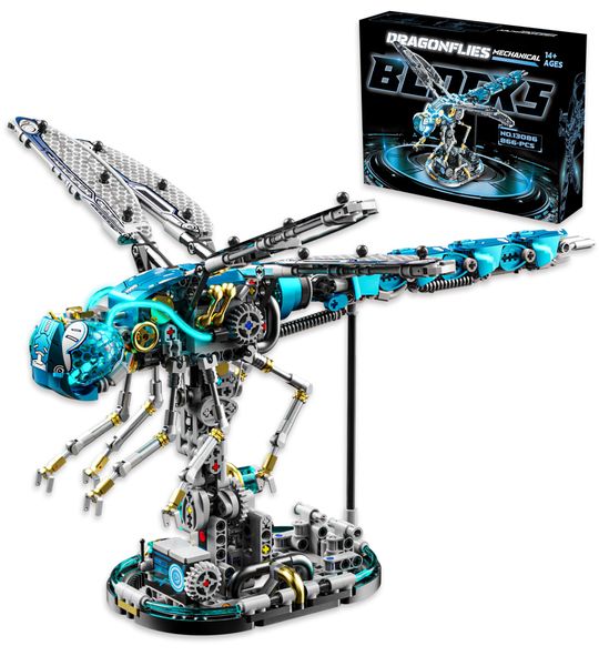 Mechanical Dragonfly Building Blocks for Adults - 866 Piece