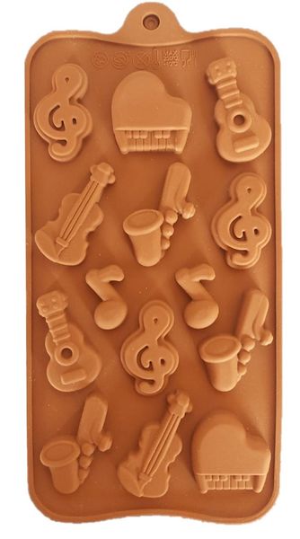 Music Instrument Chocolate Mould