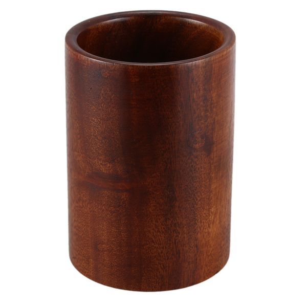 Utensil Holder Wooden Holder For Spoons Spatulas 3 4 X 3 4 X 5 Inch
