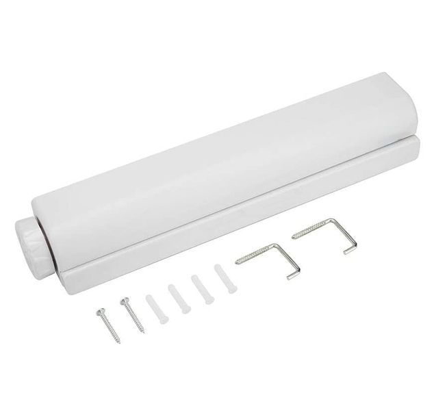 3.7m 5-Line Retractable Clothes Drying Line with Hanger Clips