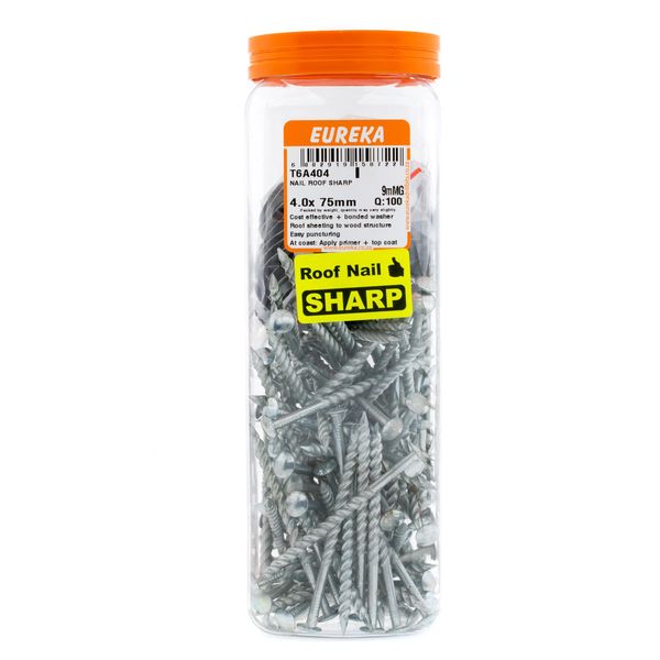 EUREKA Roof Nail 4 x 75mm Q:100 T6A404