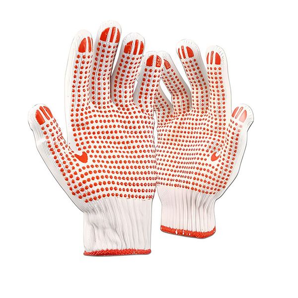 Quality Fully Knitted Anti Slip Heat Resistant Safety Gloves