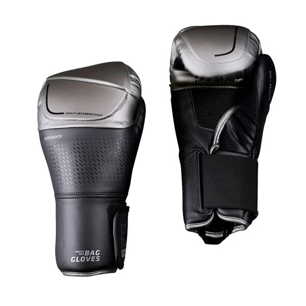 Outshock Punching Bag Gloves 900 Pro Boxing - Black/Silver