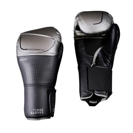 Outshock Punching Bag Gloves 900 Pro Boxing Black Silver