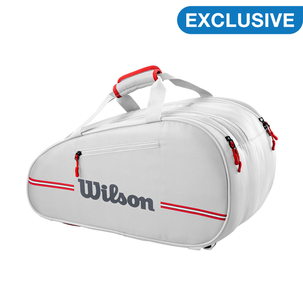 Wilson Team Padel Bag White/Navy/Red