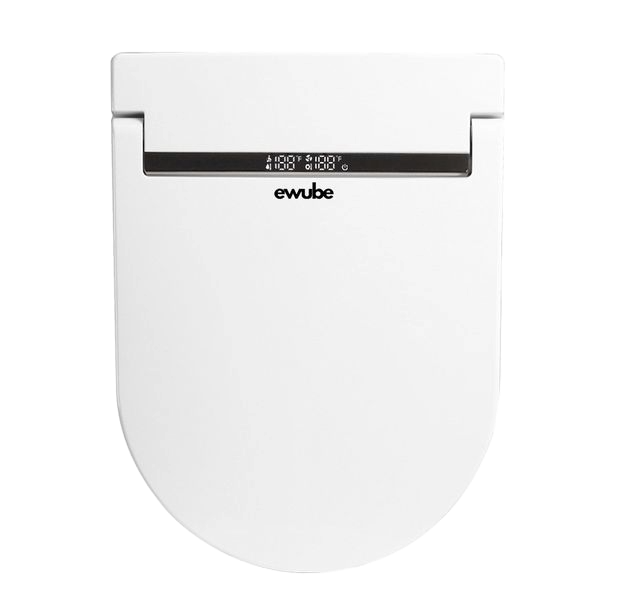 Ewube Smart Toilet Seat UItra Slim U-Shape Cover Lid with Remote