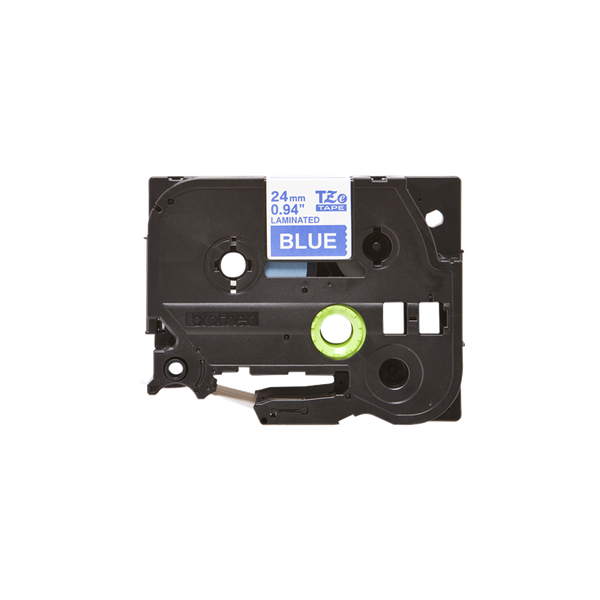 Compatible Brother TZE 555 White on Blue Labelling Tape – 24mm