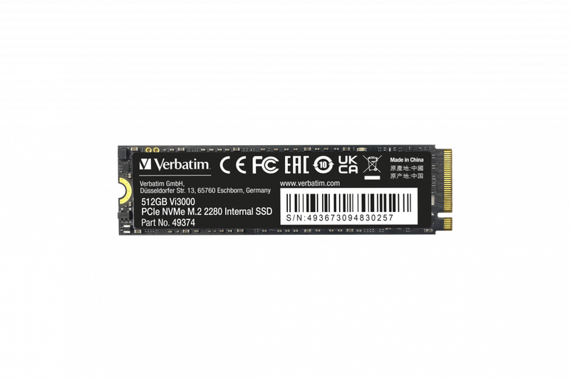 Verbatim Vi3000 SSD 512gb Pcie Nvme M.2