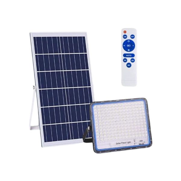 400W Solar Powered LED Flood Light With Panel And Remote