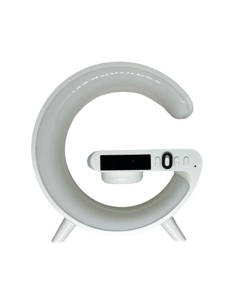Wireless Fast Charger with Built-in Bluetooth Stereo Speakers +Alarm Clock