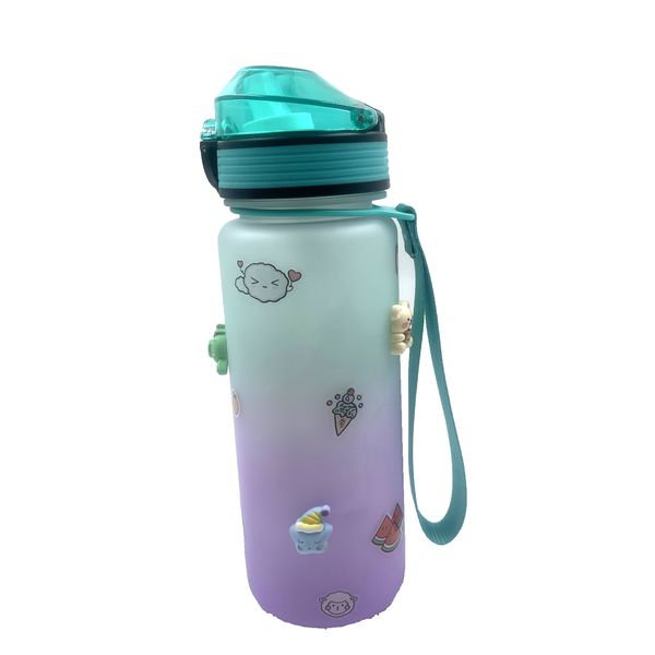 740ml GOG Green- Purple Leak Proof Water Bottle