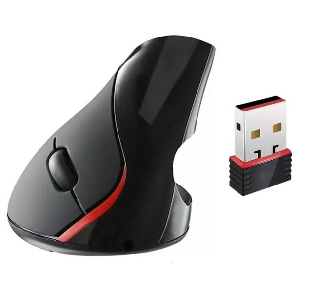 2.4G Wireless Vertical Ergonomic Optical Mouse For Work, Multi-Device