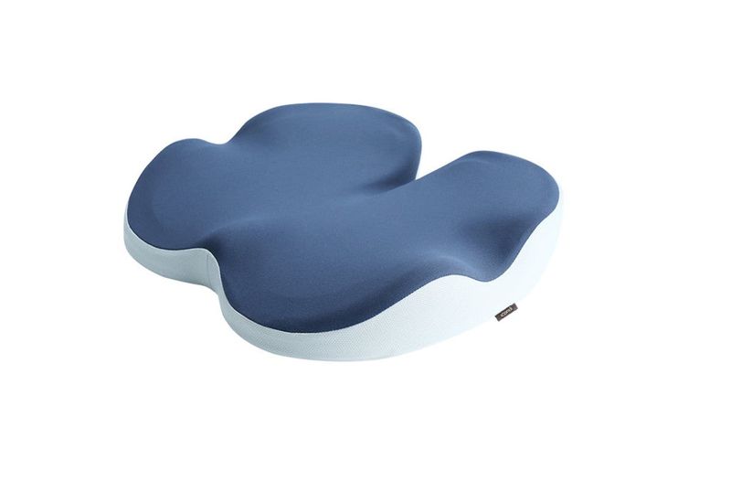 Iconix Contoured XL Memory Foam Office Chair Sitting Cushion - Black