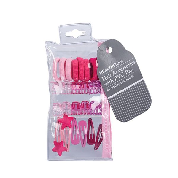 Bulk Pack x 6 Hair Accesories Shiny Purse &amp; PVC Bag