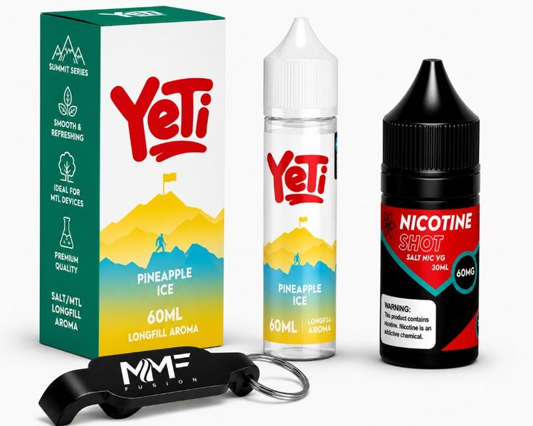Yeti Series MMF E-Liquid 60ml Juice 30mg - Pineapple Ice